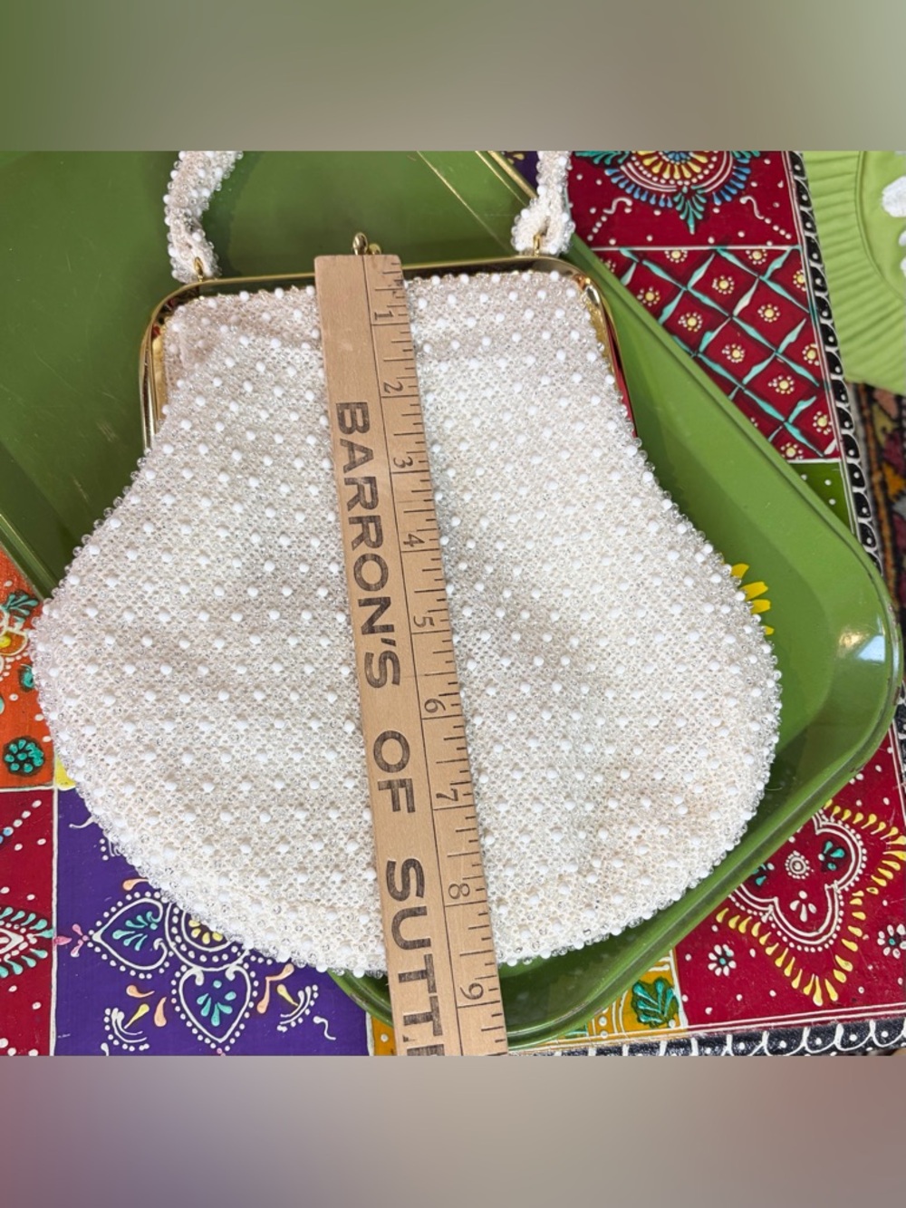 Corde’ Bead Bag, Mirror and Coin Purse - Picture 6 of 8